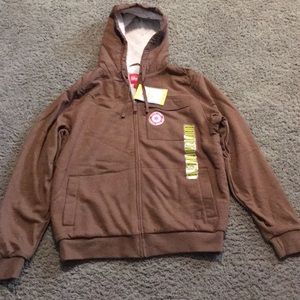 NWTs Coleman Men’s Hooded Sherpa lined jacket Sz M